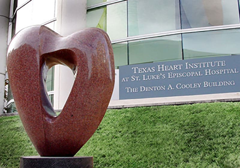 Texas Heart Institute stone construction by Cangelosi Company