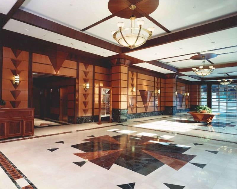 Kensington Place marble flooring by Cangelosi Company
