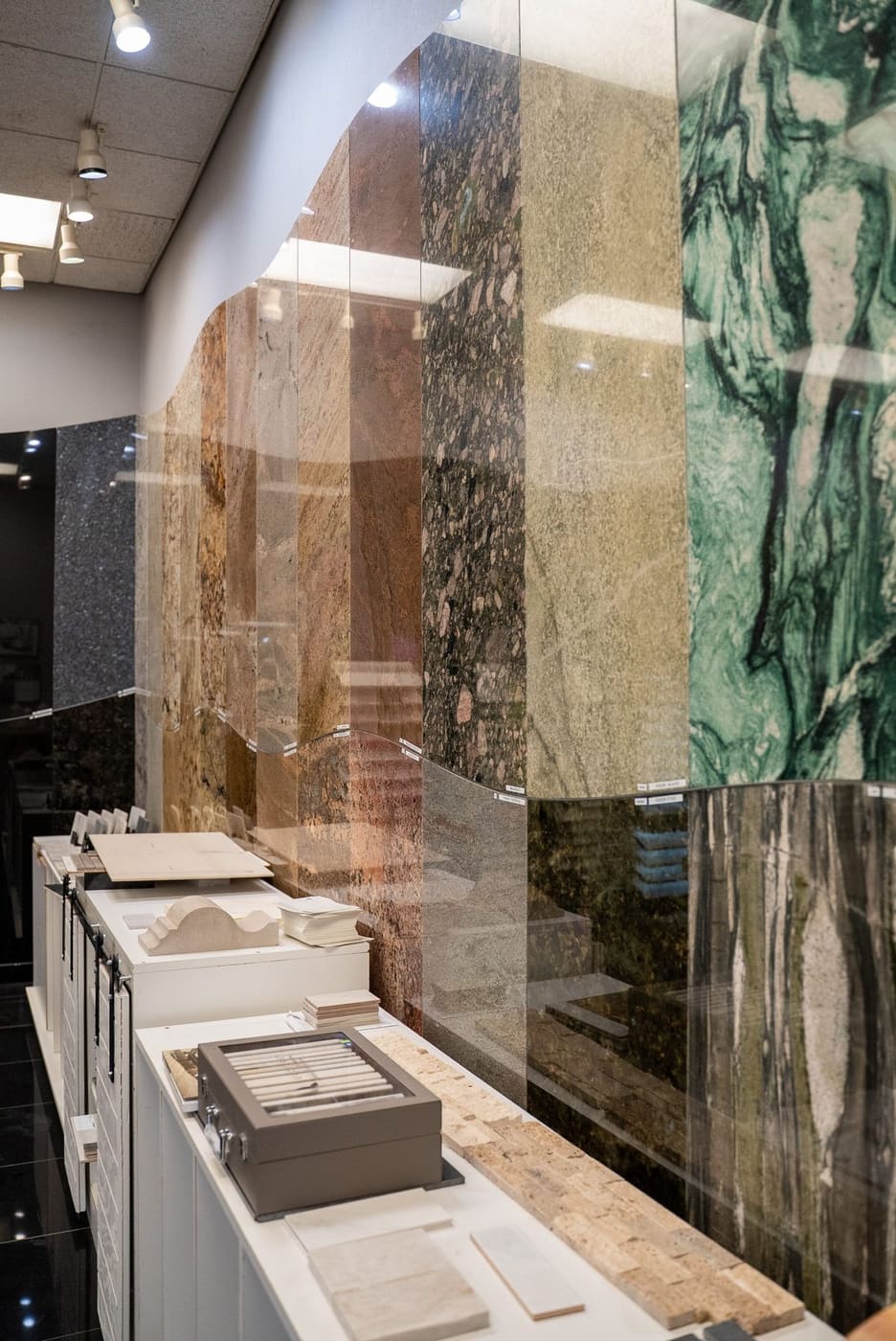 Kitchen countertop slab selection
