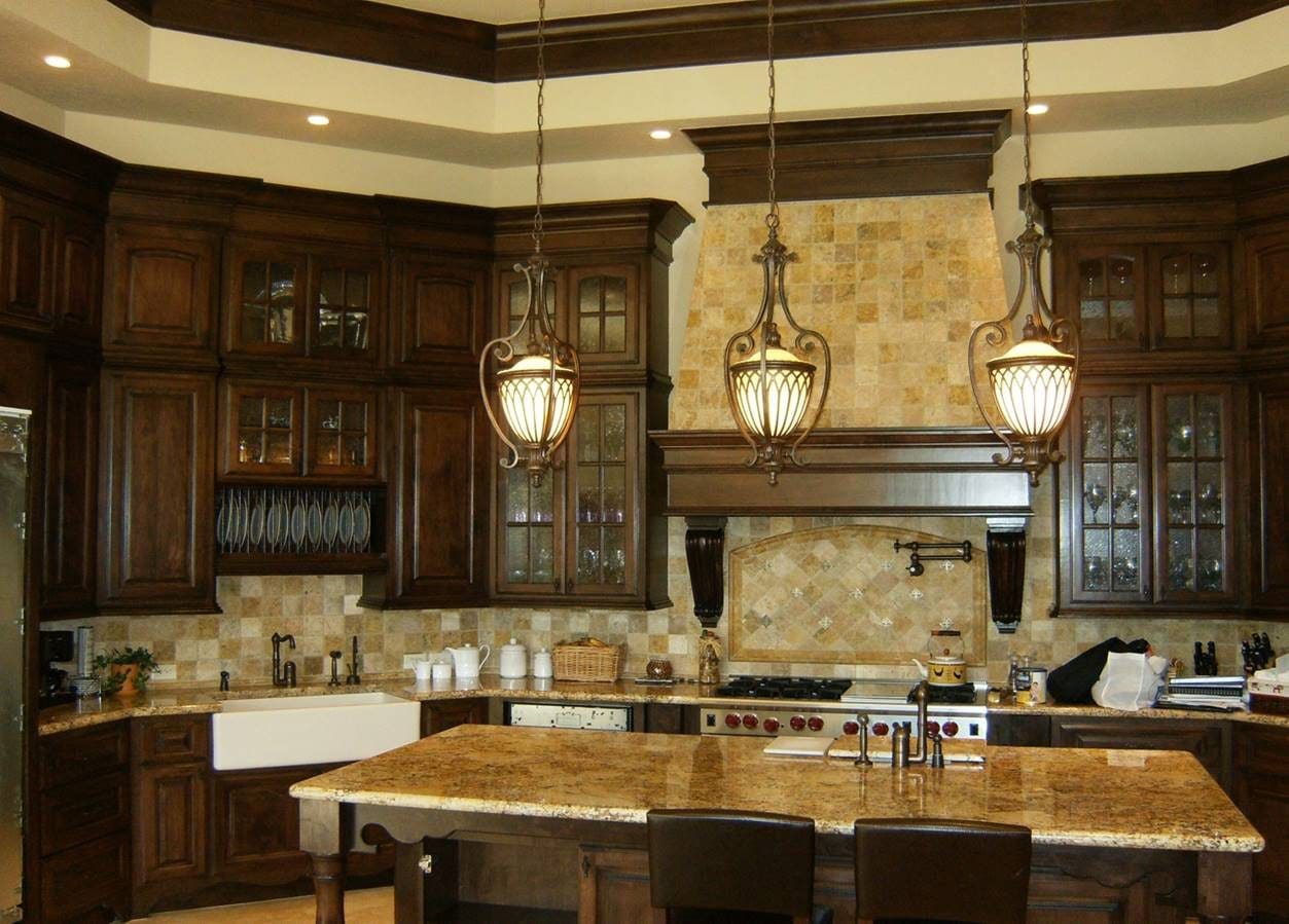 Traditional granite kitchen countertops by Cangelosi Company